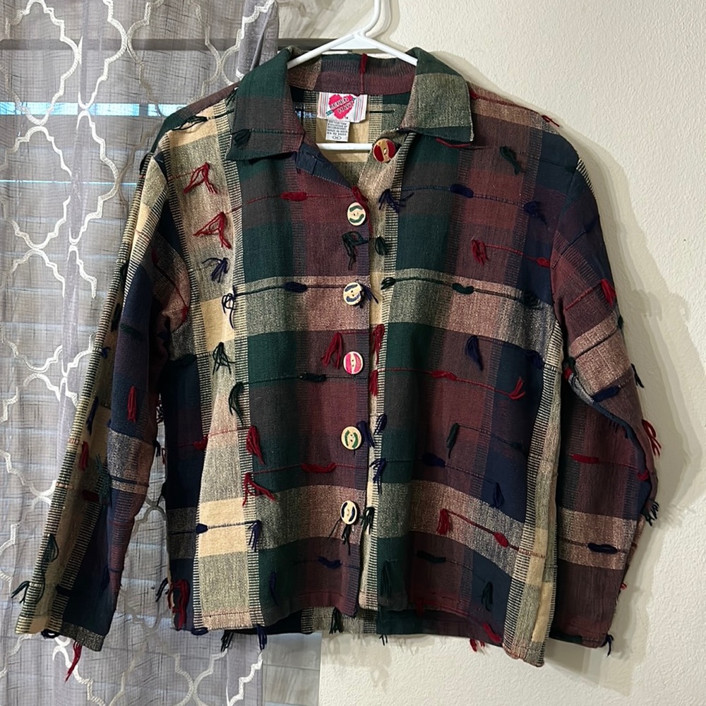 Keren Hart 90’s woven yarn blazer